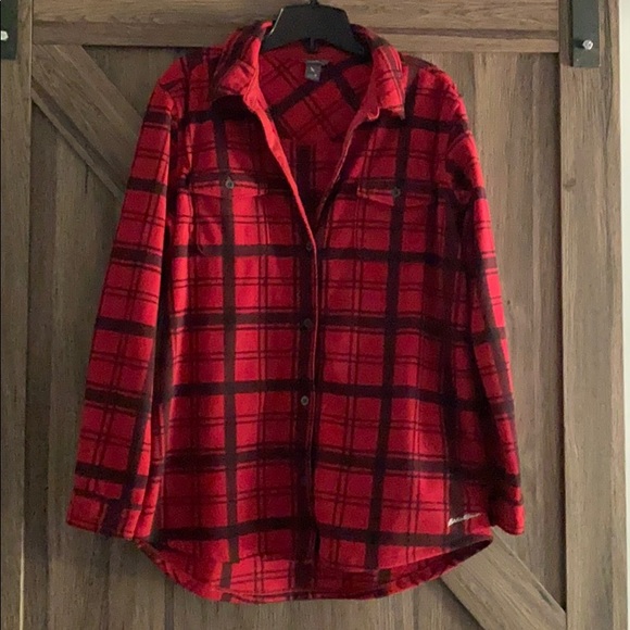 Eddie Bauer Tops - Eddie Bauer Fleece Button Up